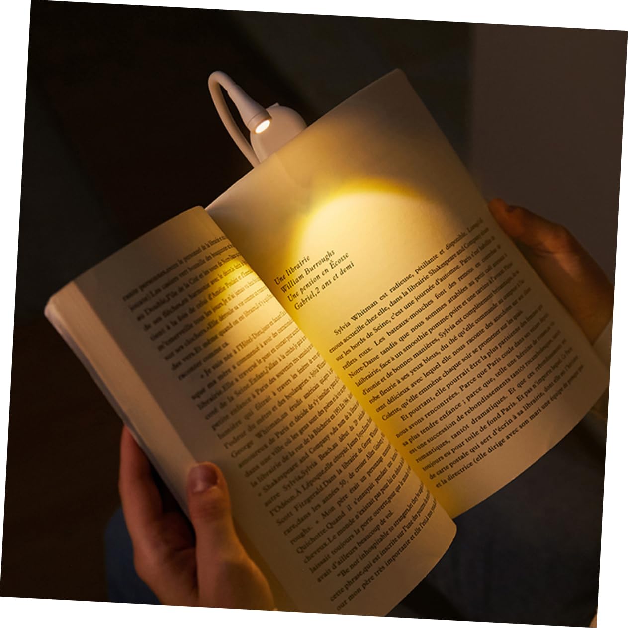 Ciieeo Rechargeable Book Lamp Clip Light Reading Lights for Boys and Girls Book Clip Portable Reading Lamp for Bed