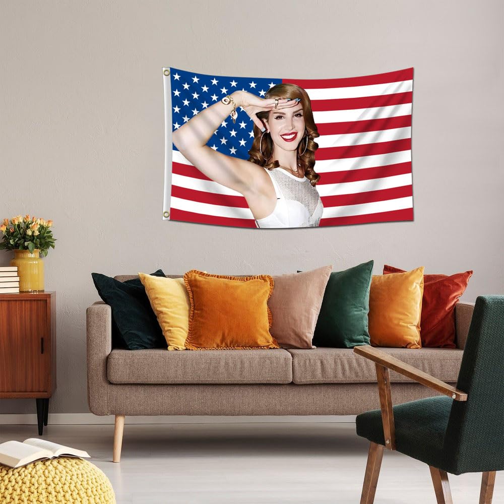 Drapeau américain Vintage étoiles et rayures, tenture murale avec pistolet,  tapisserie de Culture occidentale pour chambre à coucher, décor de salon -  AliExpress