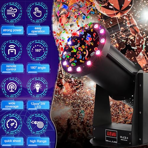 Máquina de Papel con 12 Luces LED y Control Remoto miniatura 4
