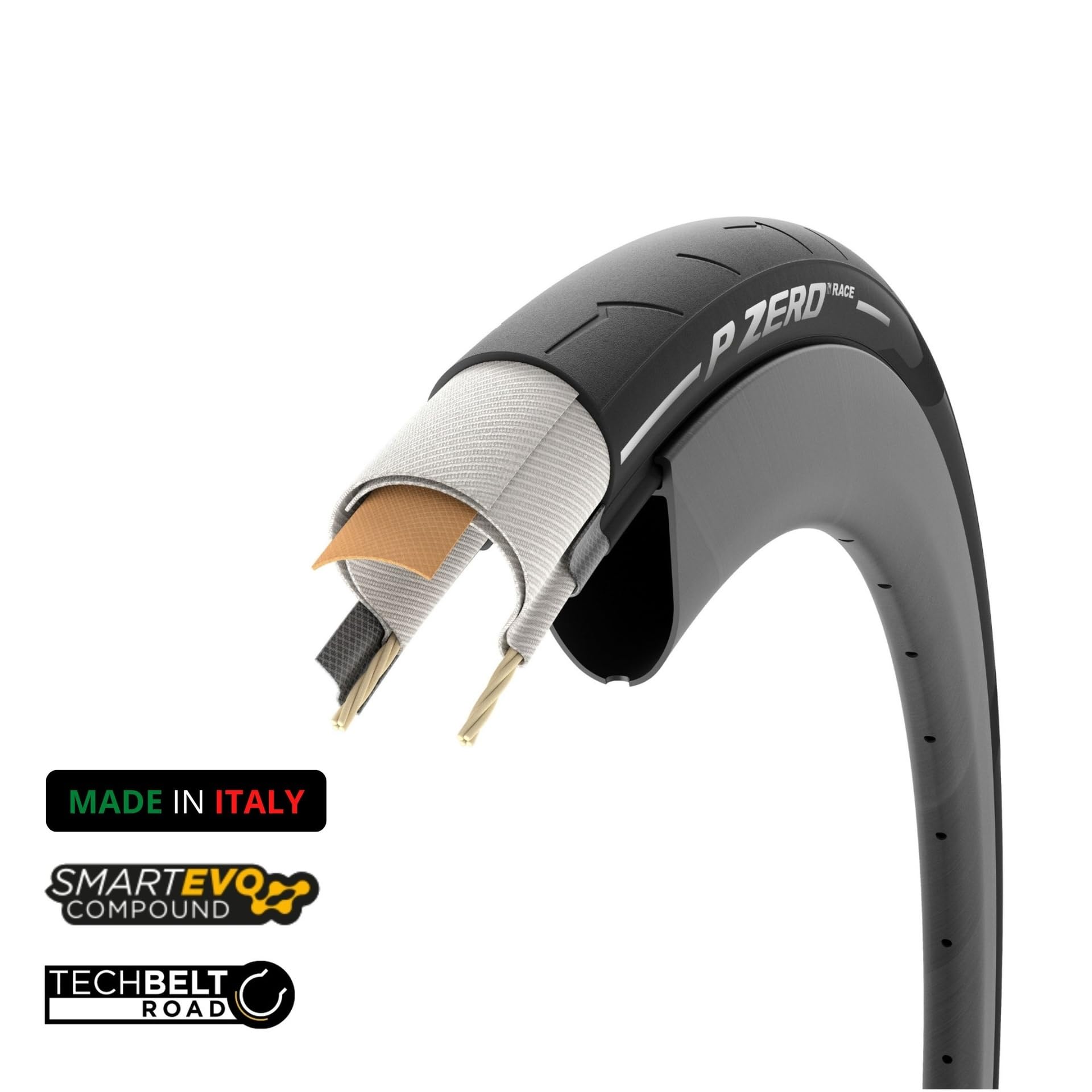 Amazon.com : Pirelli P Zero Race Tire - 700 x 26 Clincher Folding