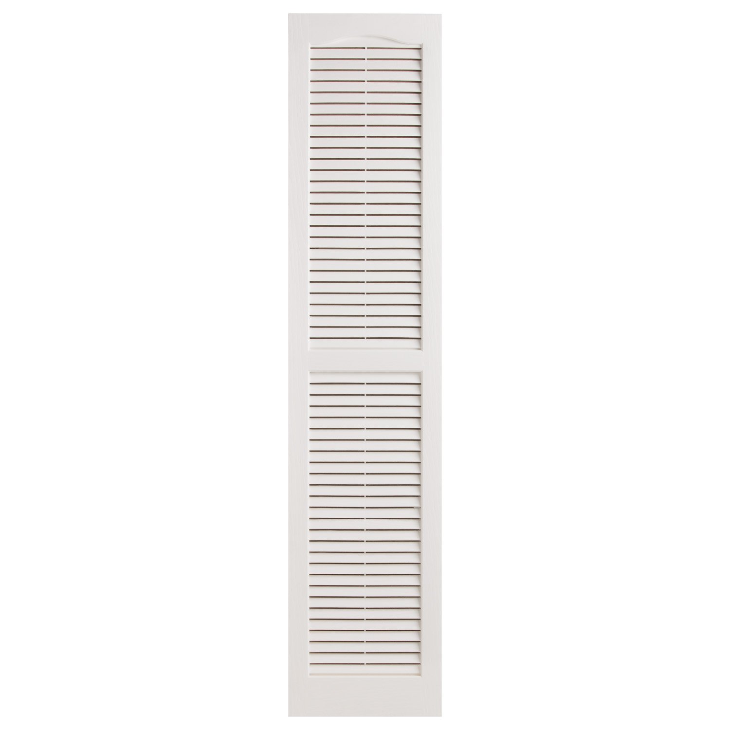Alpha VNB1555WHOL 14-Inch by 55-Inch Open Louver, White, 2-Pack