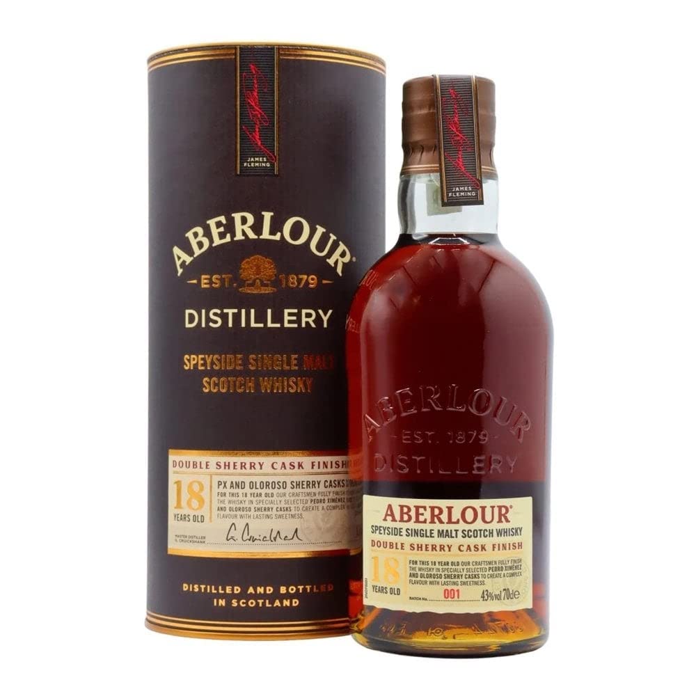 Aberlour 18 Year Old Whisky - Double Sherry Cask Finish, 70cl
