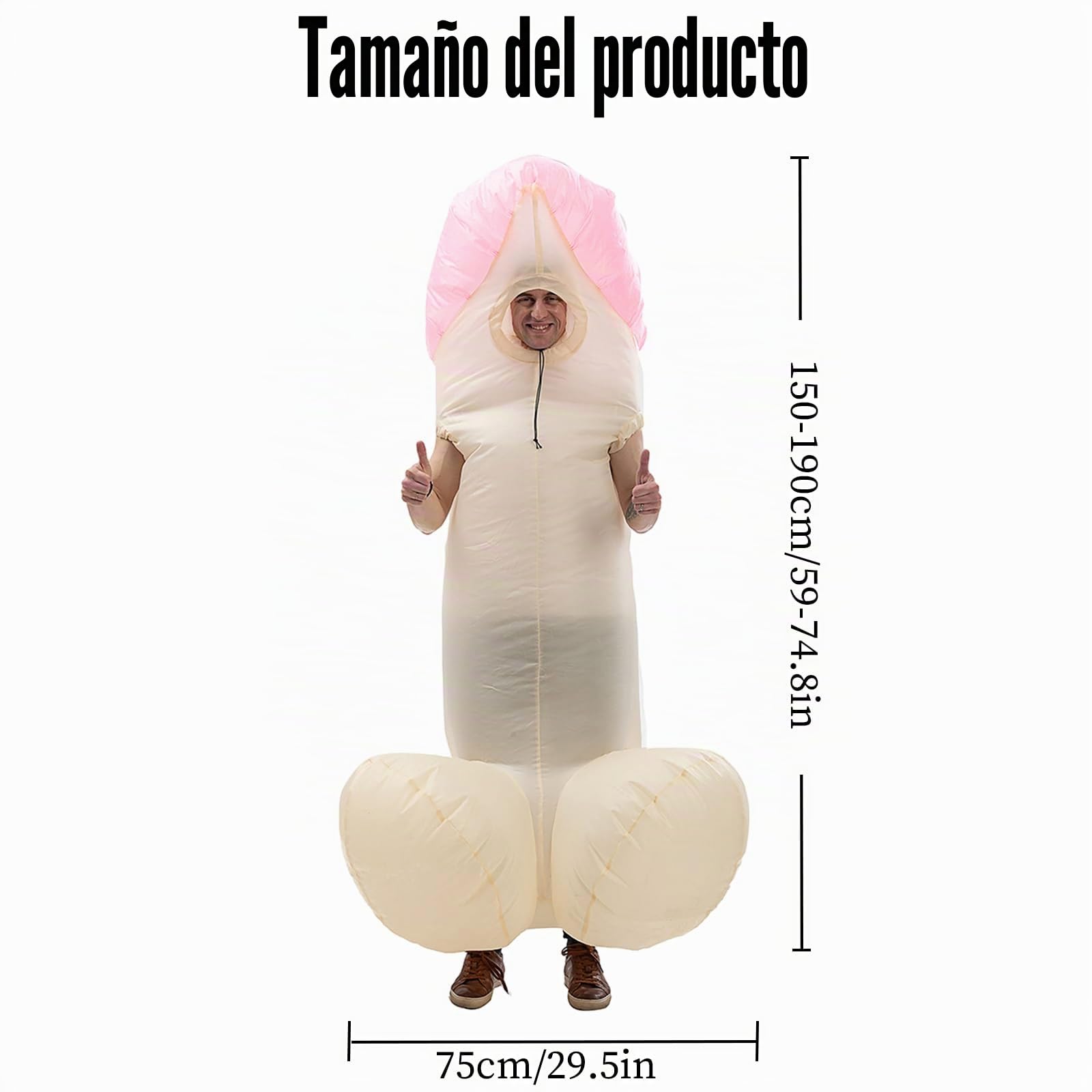 Disfraz inflable para fiesta divertida, disfraz inflable para Halloween, disfraz de cosplay, adecuado para adultos