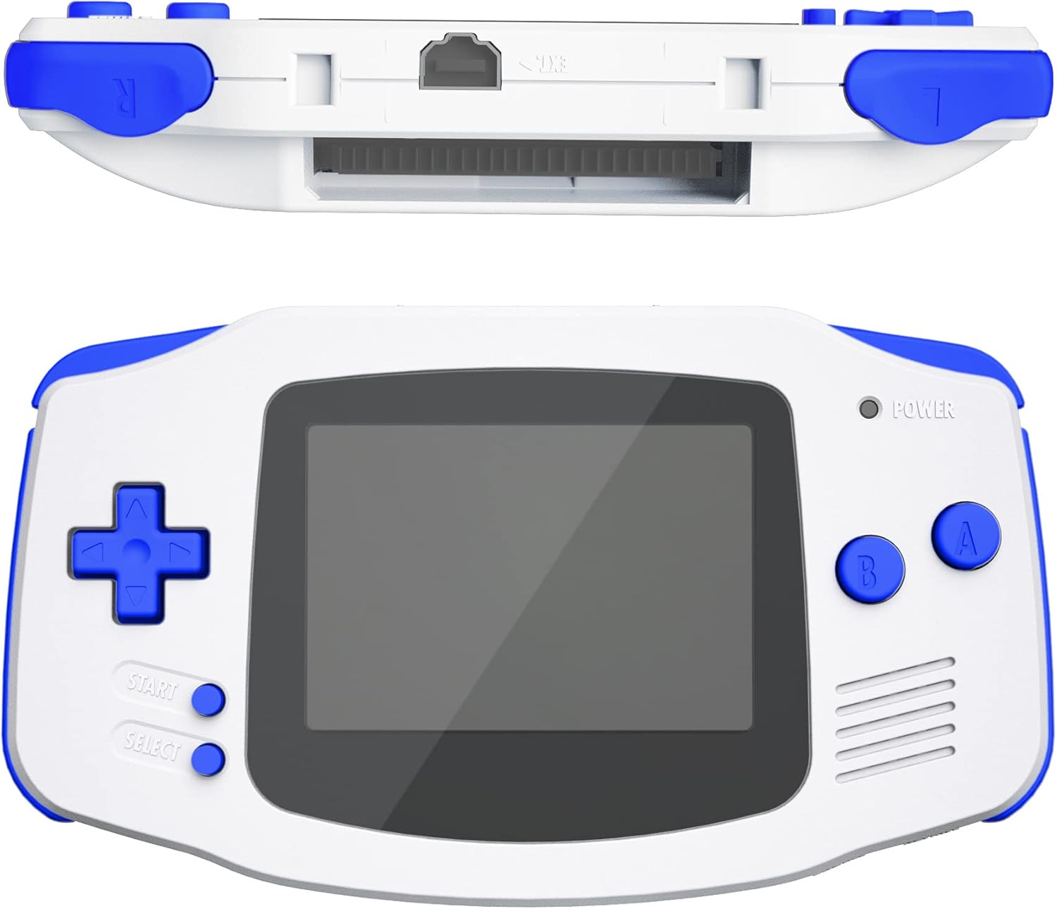 eXtremeRate Clear Atomic Purple Replacement Full Set Buttons for Gameboy Advance GBA - Handheld Game Console NOT Included : Video Games