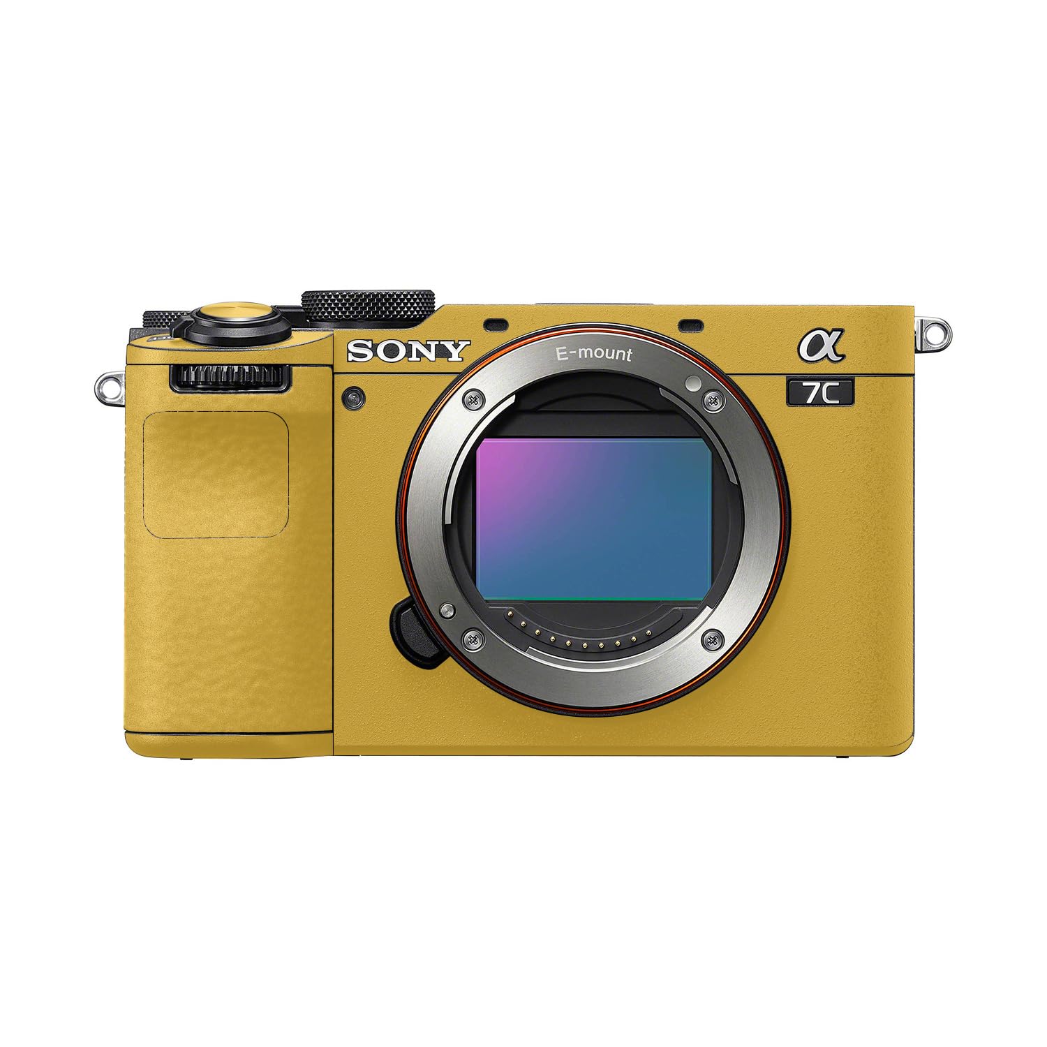 Camera Skin Compatible with Sony A7C Mark II (2023) - Solid Marigold - Premium 3M Vinyl Protective Wrap Decal Cover - Easy to Apply | Crafted in the USA by MightySkins