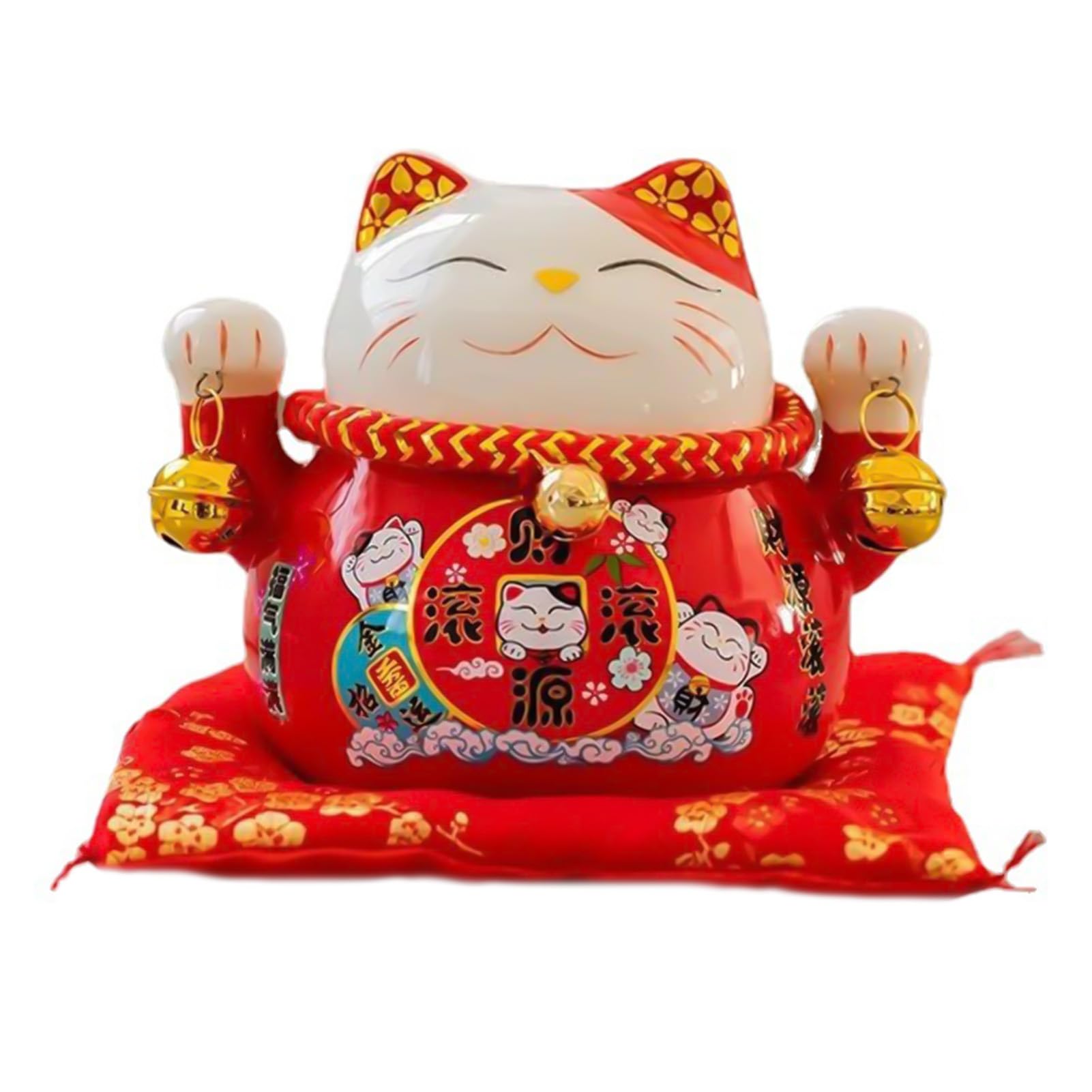 Saving Piggy Bank Saving Jar Fine Workmanship Large Capacity Ceramic Japanese Style Lucky Cat Piggy Bank for Home Saving Jar Money Jar