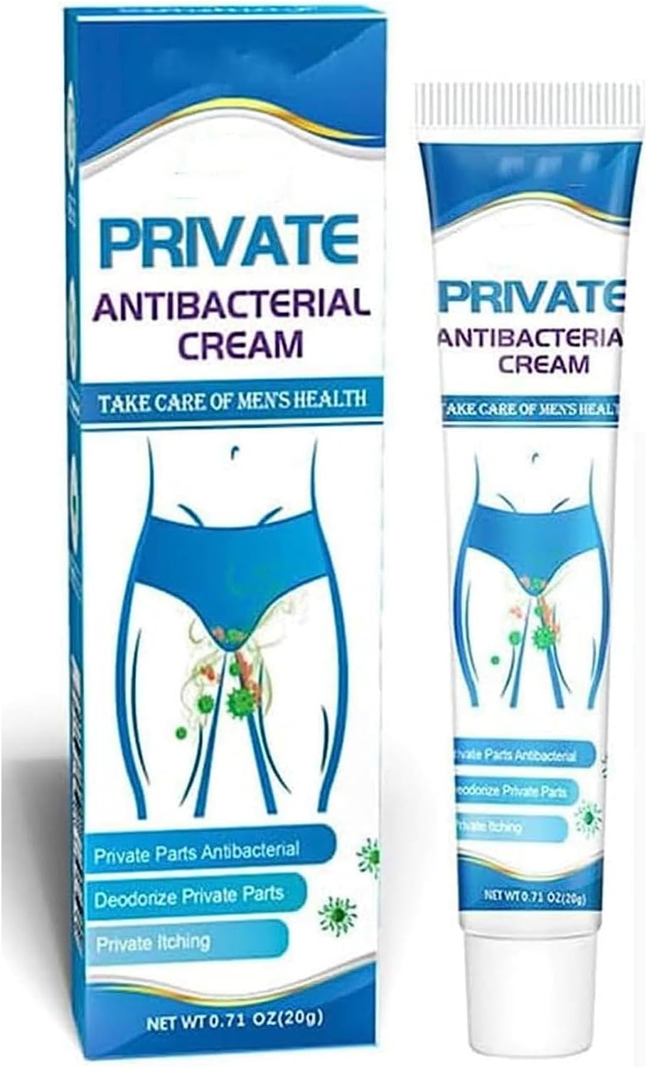 Dermxpert Jock Itch Treatment Cream, Balanitis Cream Men, Mens Private