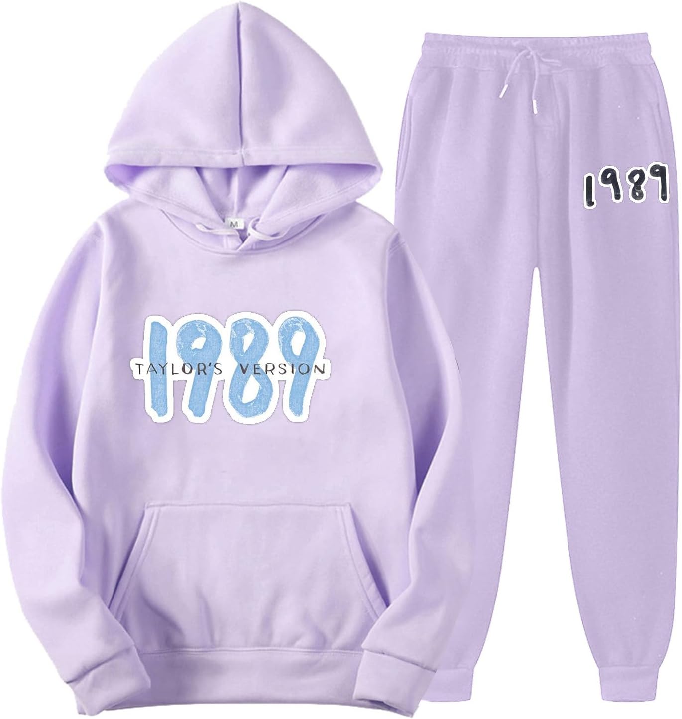 GenericTaylor ERAS Tour Swift 1989 Women Hoodie Two Piece Outfits Long Sleeve Sweatshirt Loungewear Hooded Coat Tops Trousers Joggers Streetwear Tracksuit