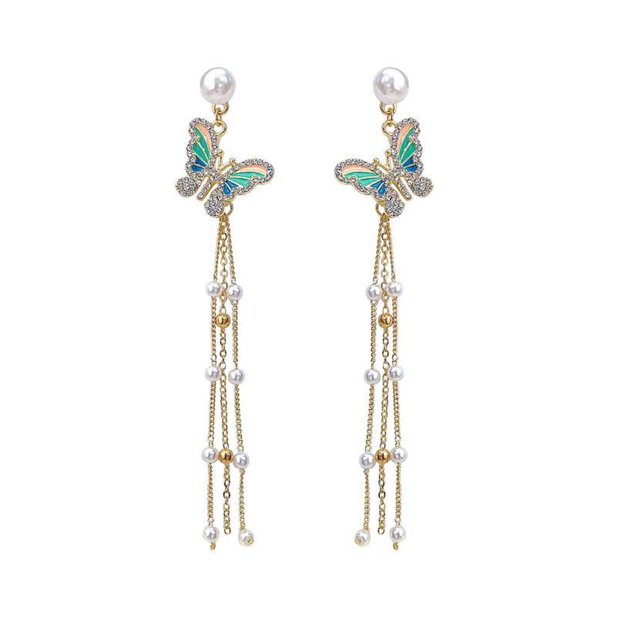 See full amazon price history chart for Fashion Frill Earrings For Women Fashion Gold Plated Korean Butterfly Chain Drop Earrings For Women Girls Love Gifts Womens Jewellery Fashion Frill Earrings For Women Fashion Gold Plated Korean Butterfly Chain Drop Earrings For Women Girls Love Gifts Womens Jewellery (B0CY1ZSFBF) Amazon Price History, Amazon Price Tracker