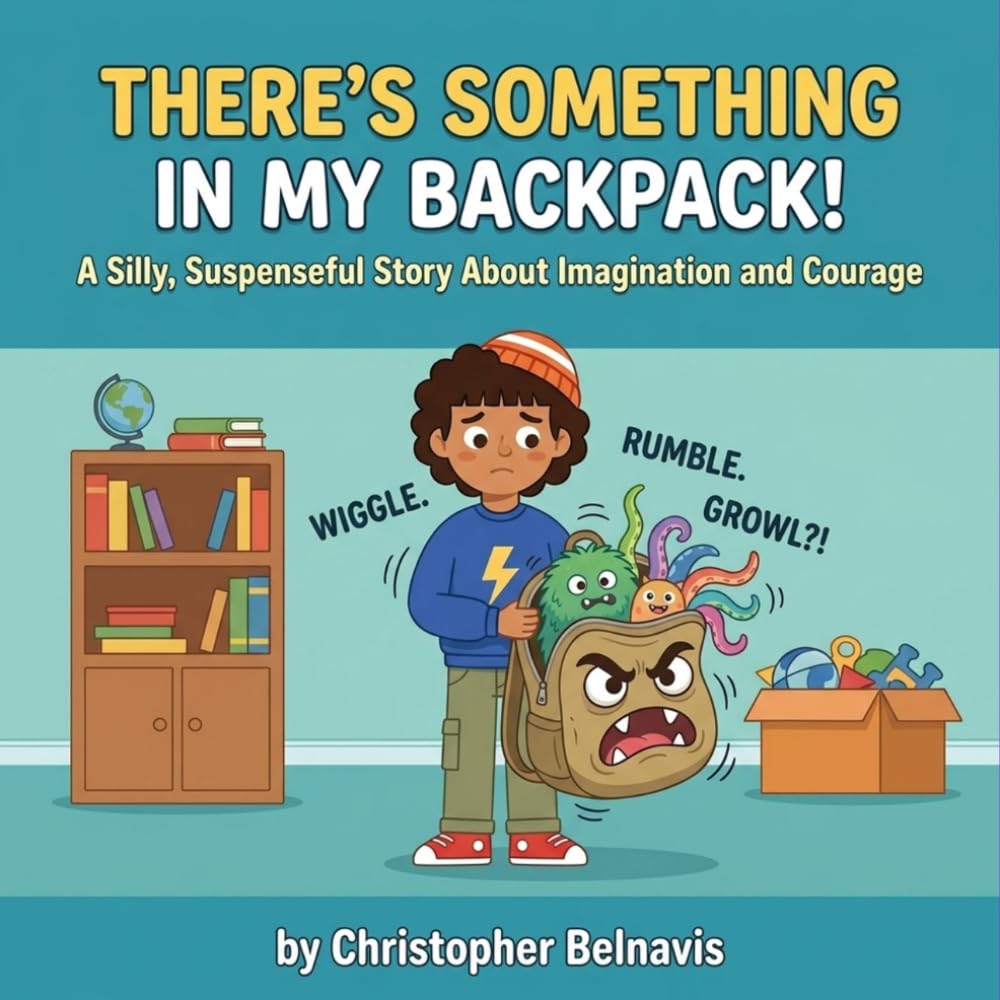 There’s Something in My Backpack!: A Silly, Suspenseful Story About Imagination and Courage