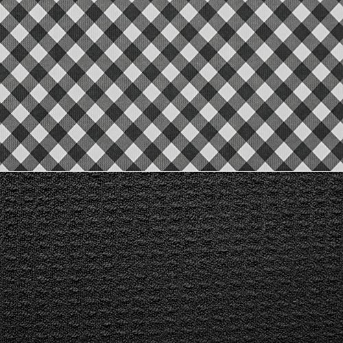 S&T Inc. Absorbent, Reversible Microfiber Dish Drying Mat For Kitchen, 16 Inch X 18 Inch, Buffalo Plaid #TOP7