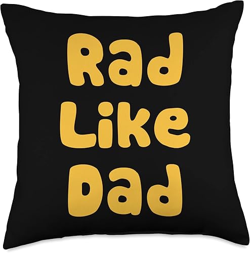 Miniatura 4 de Rad Like Dad Fathers Day Kids Rad Like Dad Toddler Throw Pillow, 16x16, Multicolor
