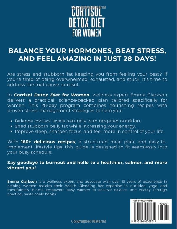 Cortisol Detox Diet for Women: The Complete 28‑Day Reset Protocol for Hormone Balance, Deep Sleep, and Stress‑Free Weight Loss (Cortisol Reset & Detox) - Image 2