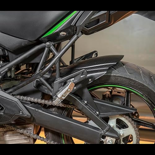Miniatura 3 de TaTonCycle Guardabarros trasero para motocicleta, protector contra salpicaduras, cubierta de rueda compatible con K-awasaki Versys 650 KLE650