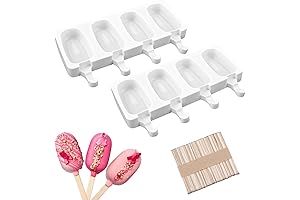 SAKOLLA Mini Cakesicle Maker Homemade Ice Pop Molds Molds