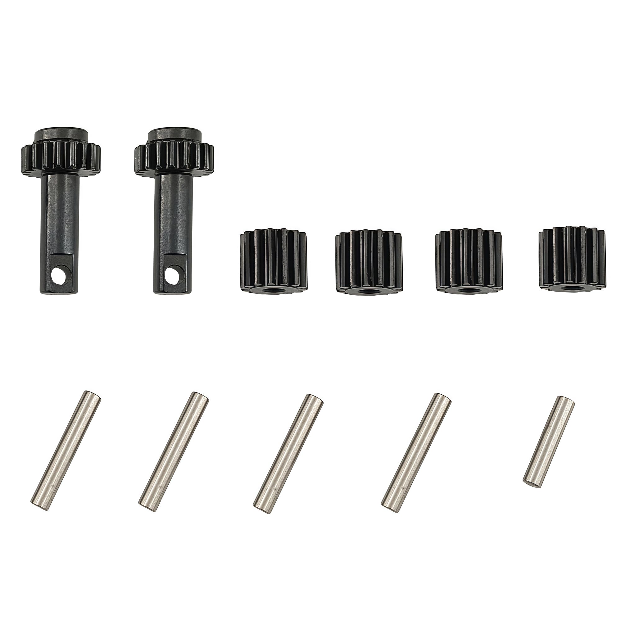 Steel Differential Gear Set, Hardened Planet & Sun Gear Kit, Upgrade Parts Compatible with Slash 2WD, Rustler, Bandit, Stampede, Bigfoot, Nitro,