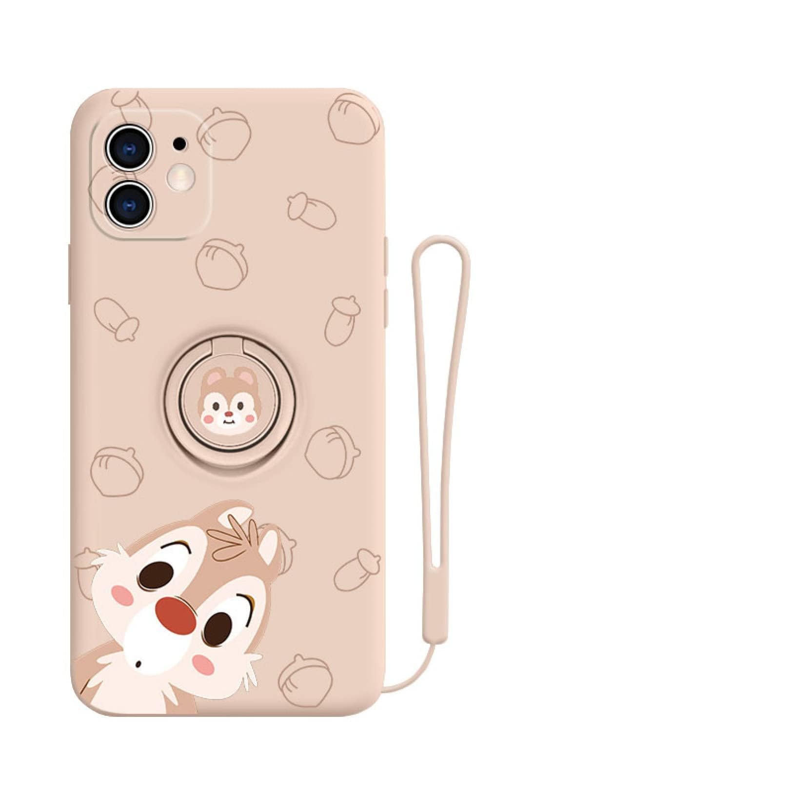 Amazon.co.jp: iPhone12ケース 奇奇と蒂 リング付き スマホケース