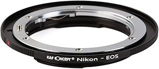 K&F Concept Adapter for Nikon F Mount Lens to Canon EOS Camera 50D 60D 7D 5D3