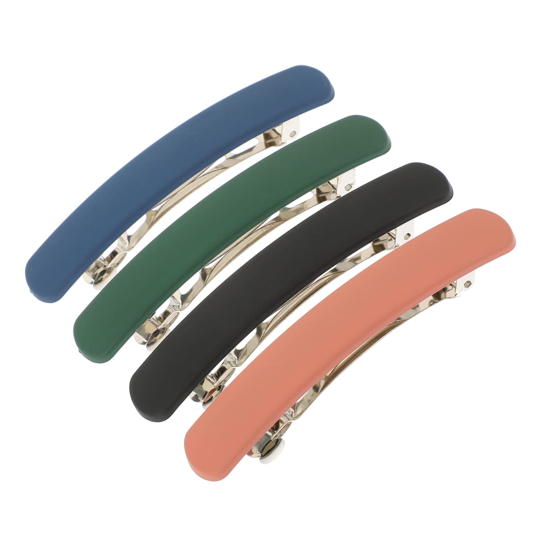 FRCOLOR 4er-set Haarspangen Französische Haarnadel Bequeme Flache Haarspangen Für Feine Frauen Und Mädchen 4 Stück X 4