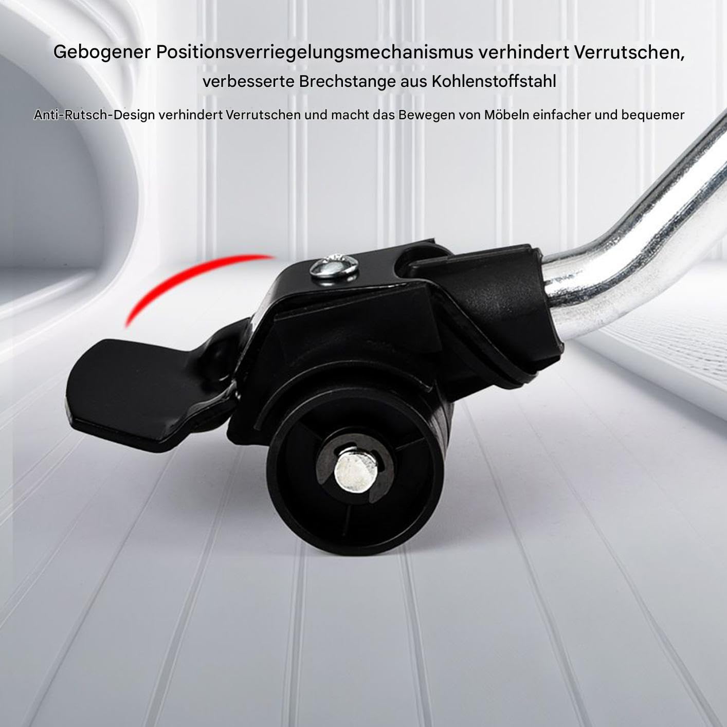 Silnik meblowy – 33,39 x 10 x 9 cm, zestaw do łatwego przemieszczania, narzędzie do podnoszenia 360°, narzędzie do , fortepianu, łóżka, szafy, transportu domu, kolor czarny