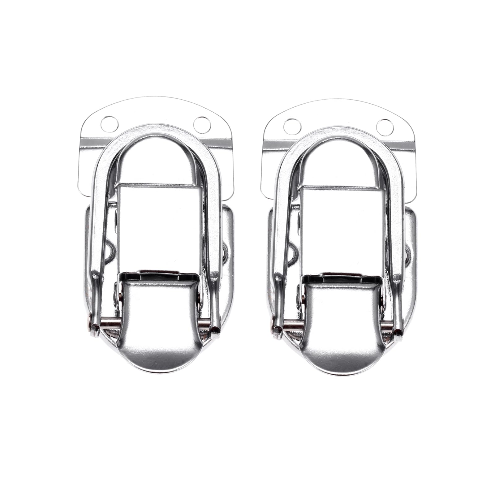 dophee 2Pcs Vintage Metal Box Lock Hasp Latch Clasp Toggle Buckle