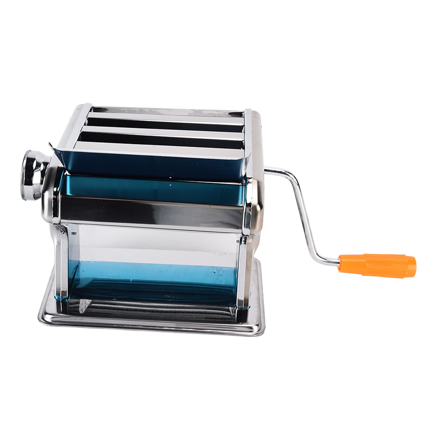 Annadue Nudelmaschine mit 3 Klingen, Manuelle Nudelmaschine mit Edelstahl-Teigausrollmaschine, Nudelpressmaschine für die Küche, für Hausgemachte Nudeln