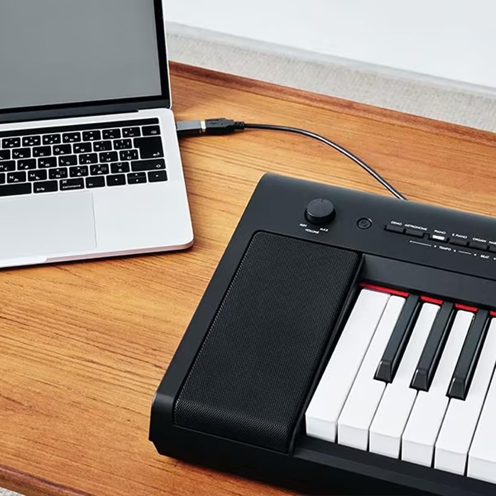 Piano Digital NP 15B Piaggero Preto 61 Teclas com Fonte Bivolt