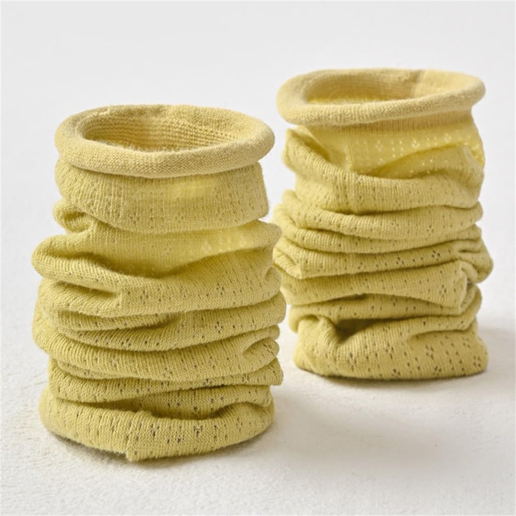 JSEIAJB Thin Socks Children S Mid Length Socks That Do Not Fall Off Curled Edges and Stacked Socks