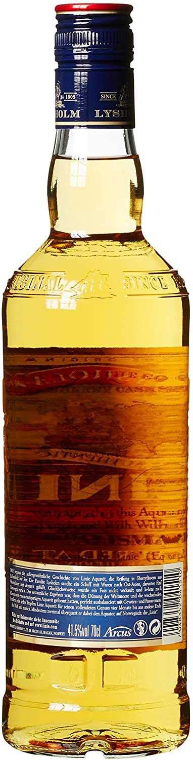 LINIE Aquavit Original - Fassgelagerter Aquavit aus Norwegen - der Klassiker Unter den Premium-Aquaviten 0,7 l | Vol. 41,5% (6-pack)