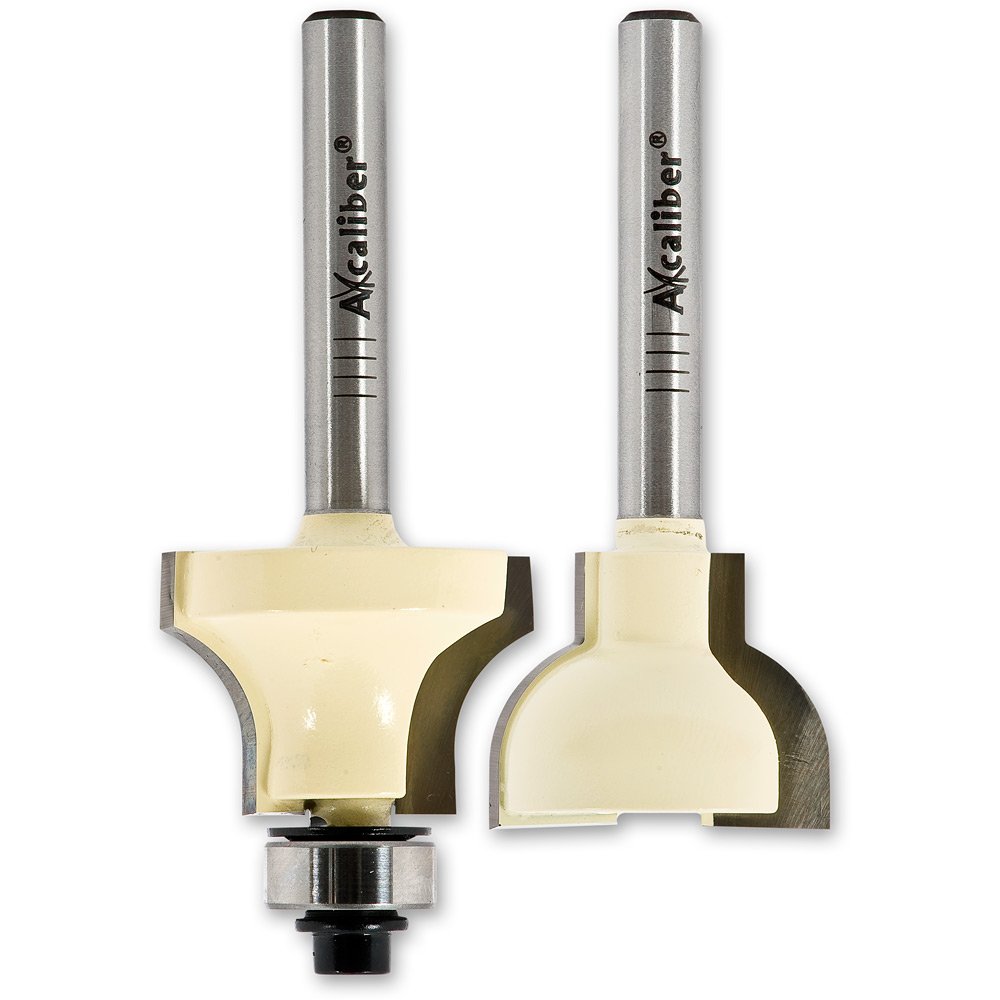Axcaliber Bearing Guided Sash Bar Ovolo Cutter Set