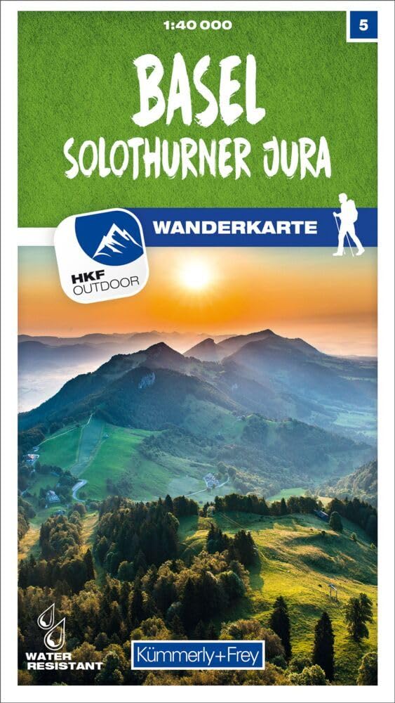 Basel / Solothurner Jura: 5 (Hiking maps of Switzerland)
