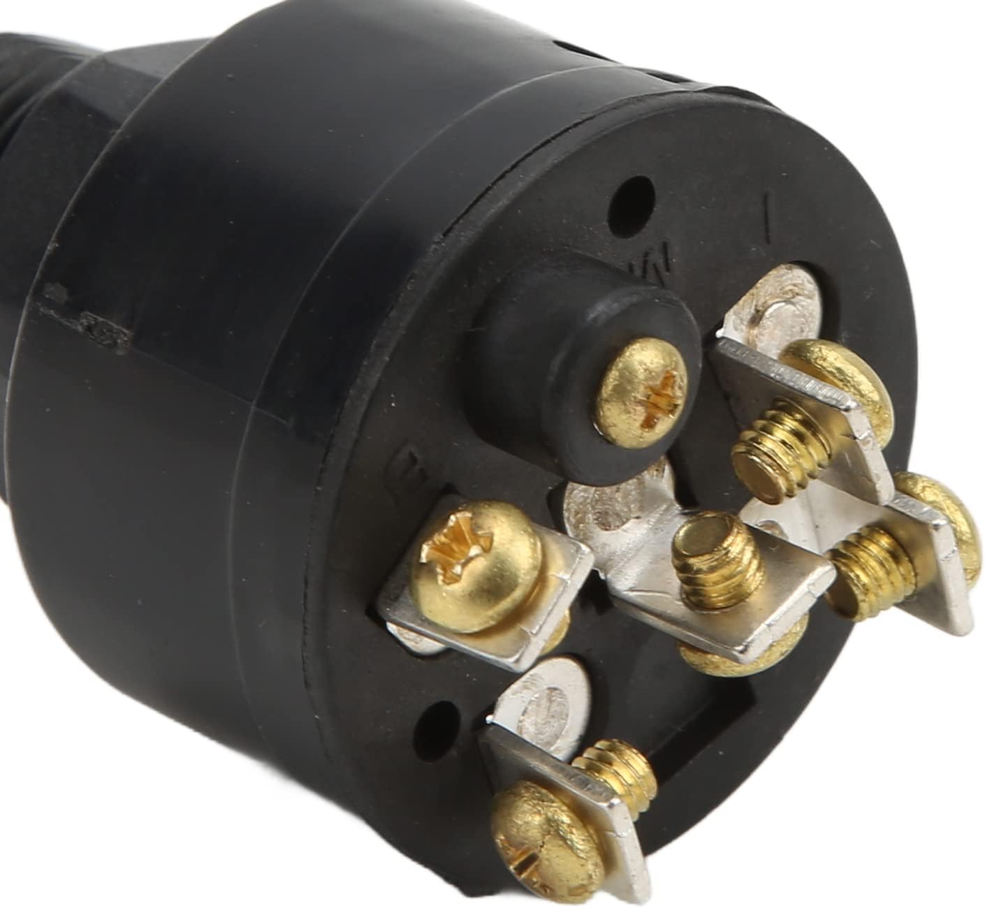 3 Positions Ignition Key Switch with Weatherproof Cover 87-88107 Fits for Most Outboard Engines