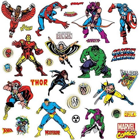 RoomMates Marvel Classics Peel And Stick Wall Decals - RMK2328SCS 10 inch x 18 inch