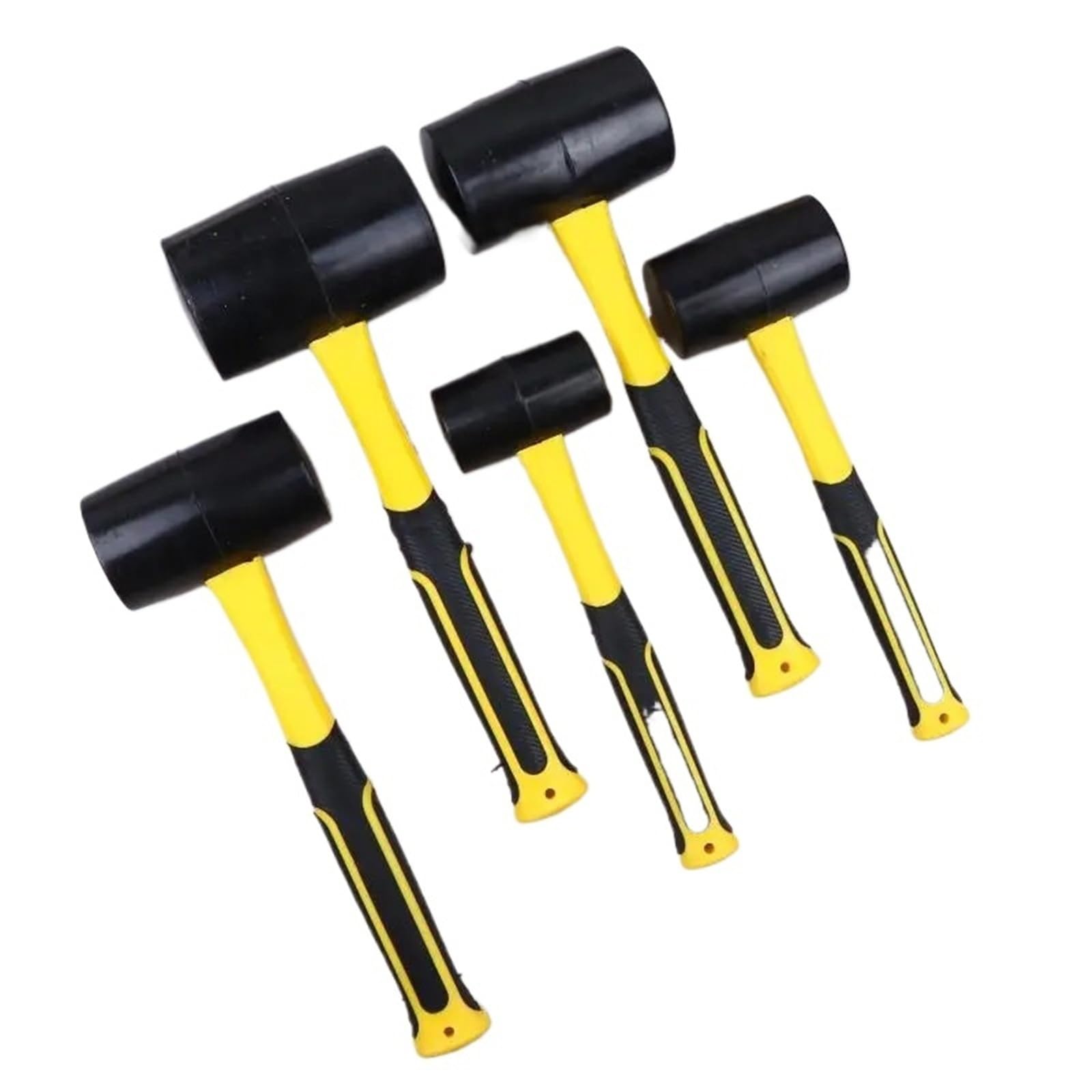 Xctdsvah A1 Rubber Mallet 2Lbblack Rubber Hammer