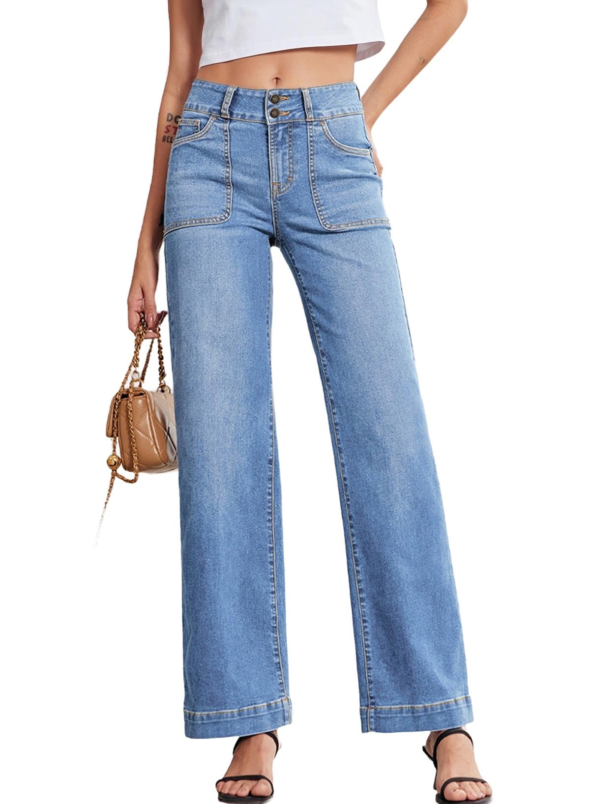 Sidefeel Wide Leg Jeans