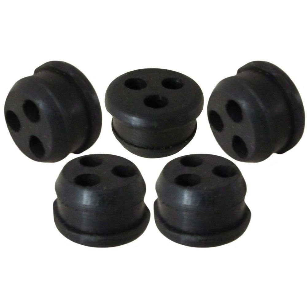 Euros 13211546730 V137000030 Fuel Tank Tube 3-Hole Grommet for Echo PB Series Blower GT SRM Trimmer Brushcutter (5 Pack)