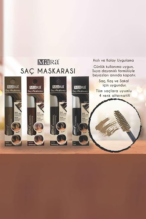 MARA KOZMETİK Saç Maskarası Açık Kumral