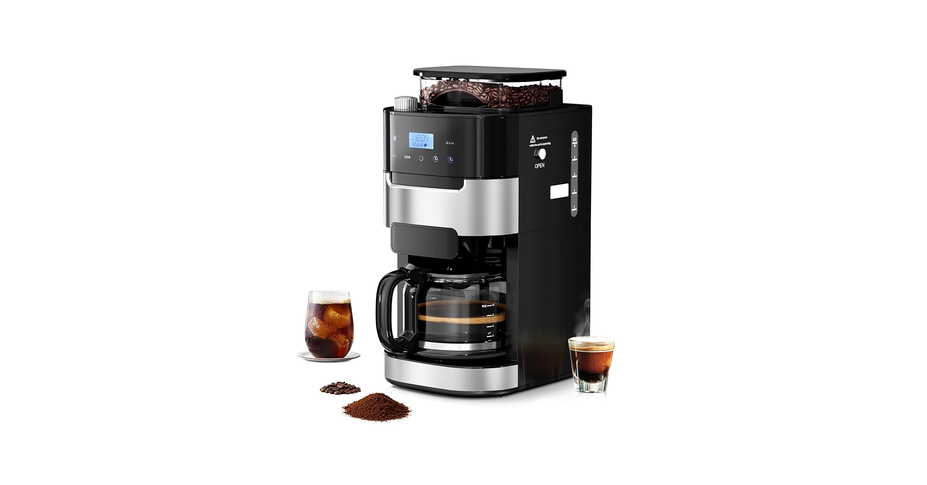 Amazon.com: Grind & Brew Drip Coffee Maker, 10-Cup Coffee