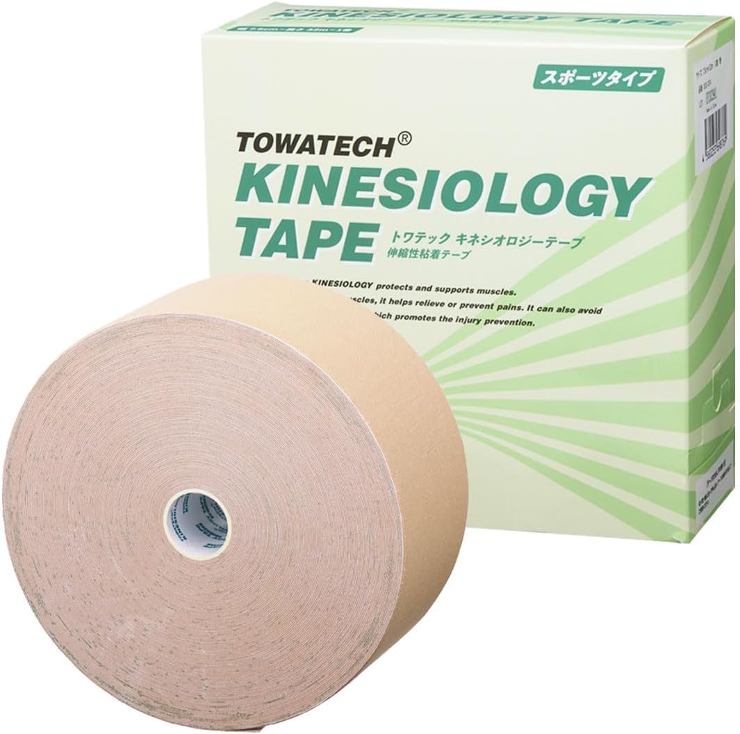 キネシオテープ トルマリン配合 50mm幅x5M巻 6巻入x12ケース＝72巻