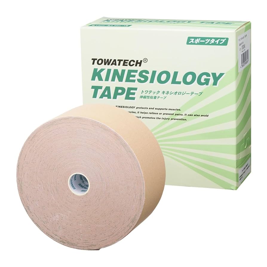 テーピング　伸縮　75ミリ Amazon.co.jp: トワテック キネシオロジーテープ スポーツタイプ