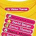 Haberdashery Online 50 Etichette per Vestiti termoadesive Personalizzate con Il Nome per contrassegnare l'Abbigliamento dei Bambini. Adesivi da Stiro, Resistenti a Lavatrice e asciugatrice, 6x1cm