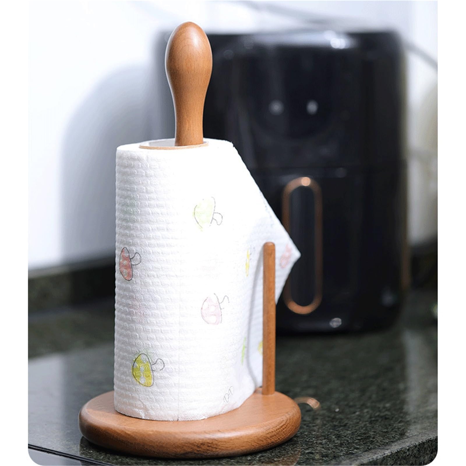 Soporte De Papel Portarrollos de Papel higiénico Cocina Independiente Madera