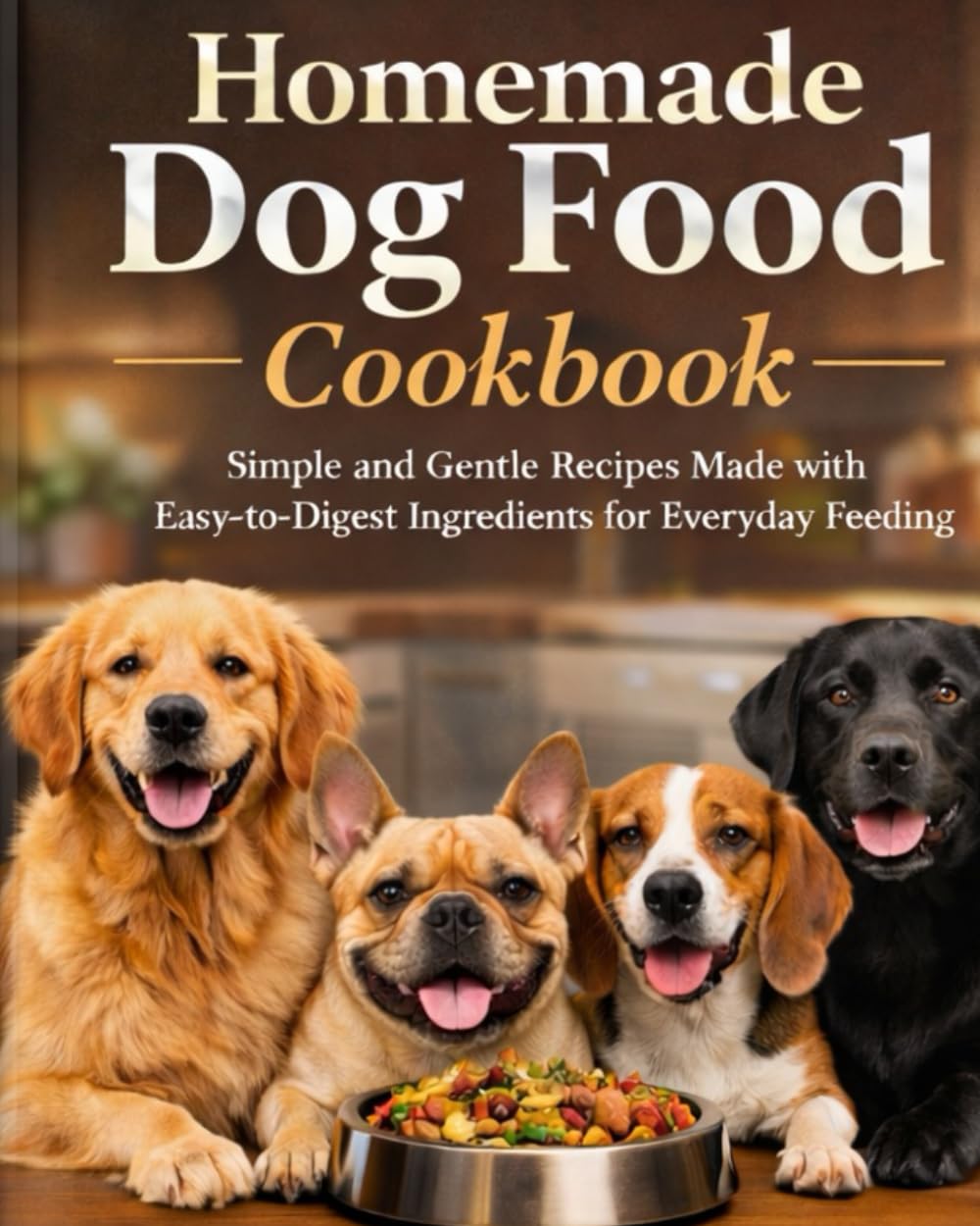 Homemade Dog Food Cookbook: Simple and Gentle Recipes Made with Easy-to-Digest Ingredients for Everyday Feeding