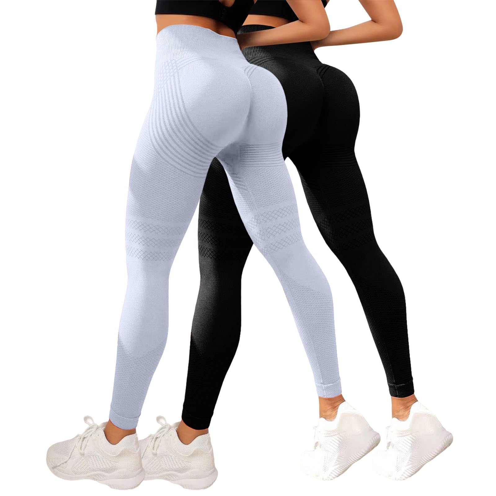 Leggins Anticelulitico Mujer Leggins 3D Anticelulitis Mujer Push Up Leggings de Celulitis Compresión Lipedema Mallas Adelgazante Anti Cellulite Leggings para Fitness y Yoga — view 21