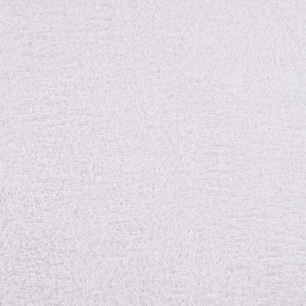 vidaXL Asciugamani FROGN 2 pz Bianchi 100x200 cm 360 g/m² 100% Cotone, Telo da Spiaggia, Telo Mare, Telo da Bagno Grande, Telo da Bagno