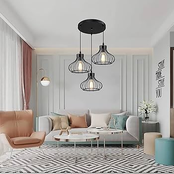 Amazon.co.jp : ペンダントライト 3灯 LED電球付き 吊り下げ照明