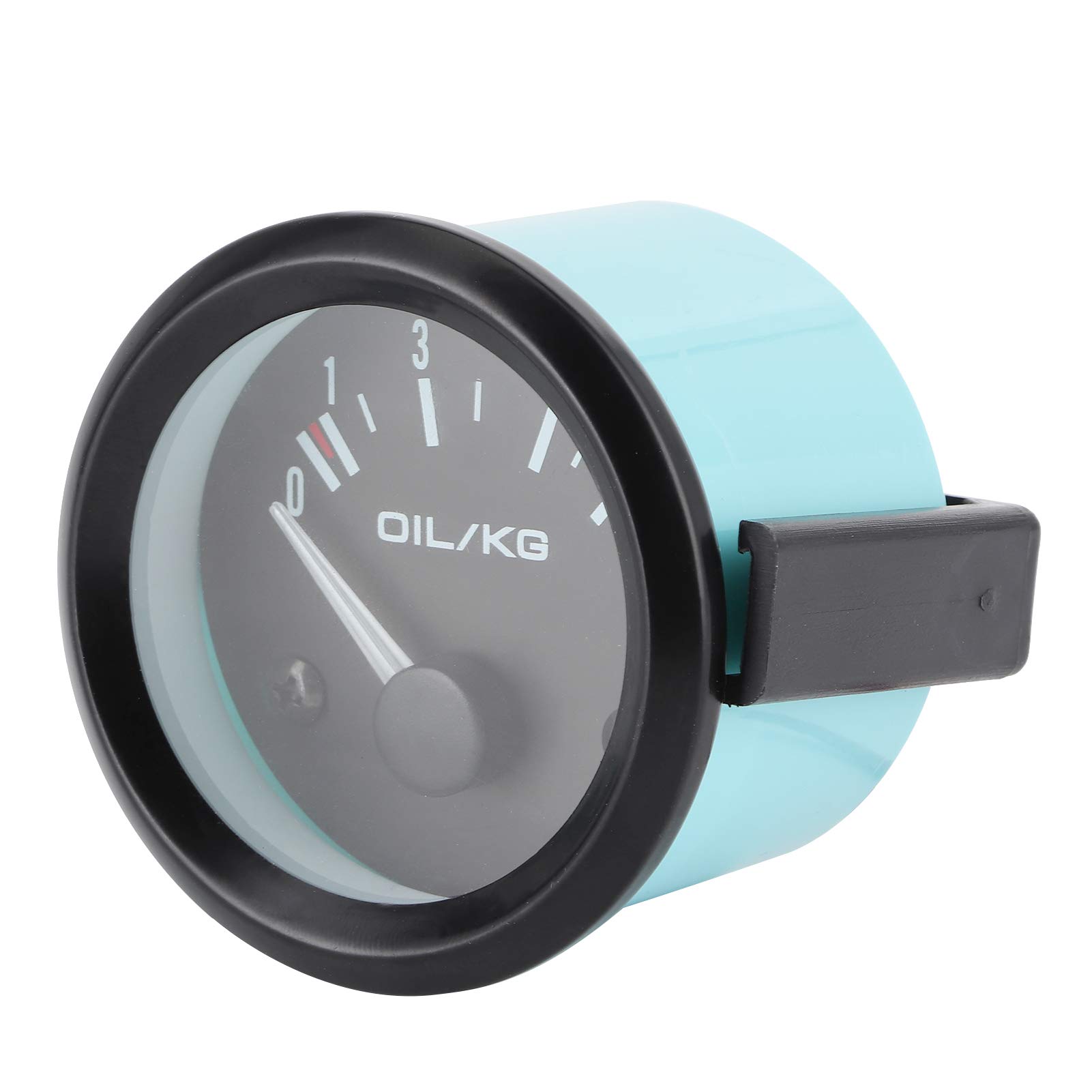 Jauge de Pression d'huile Universelle 12V, Instrument de Voiture de 52mm de Diamètre avec Capteur, Lumière LED électronique, 07 Kg/cm, Manomètre d'huile pour Voitures