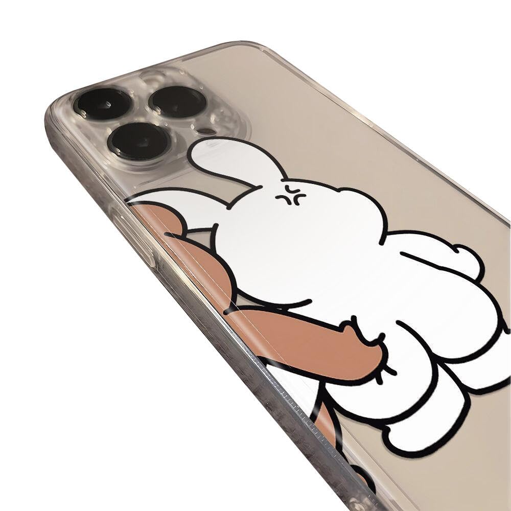 Amazon.co.jp: LUCKCOF ケース For iPhone 17 クリア 可愛い熊 漫画