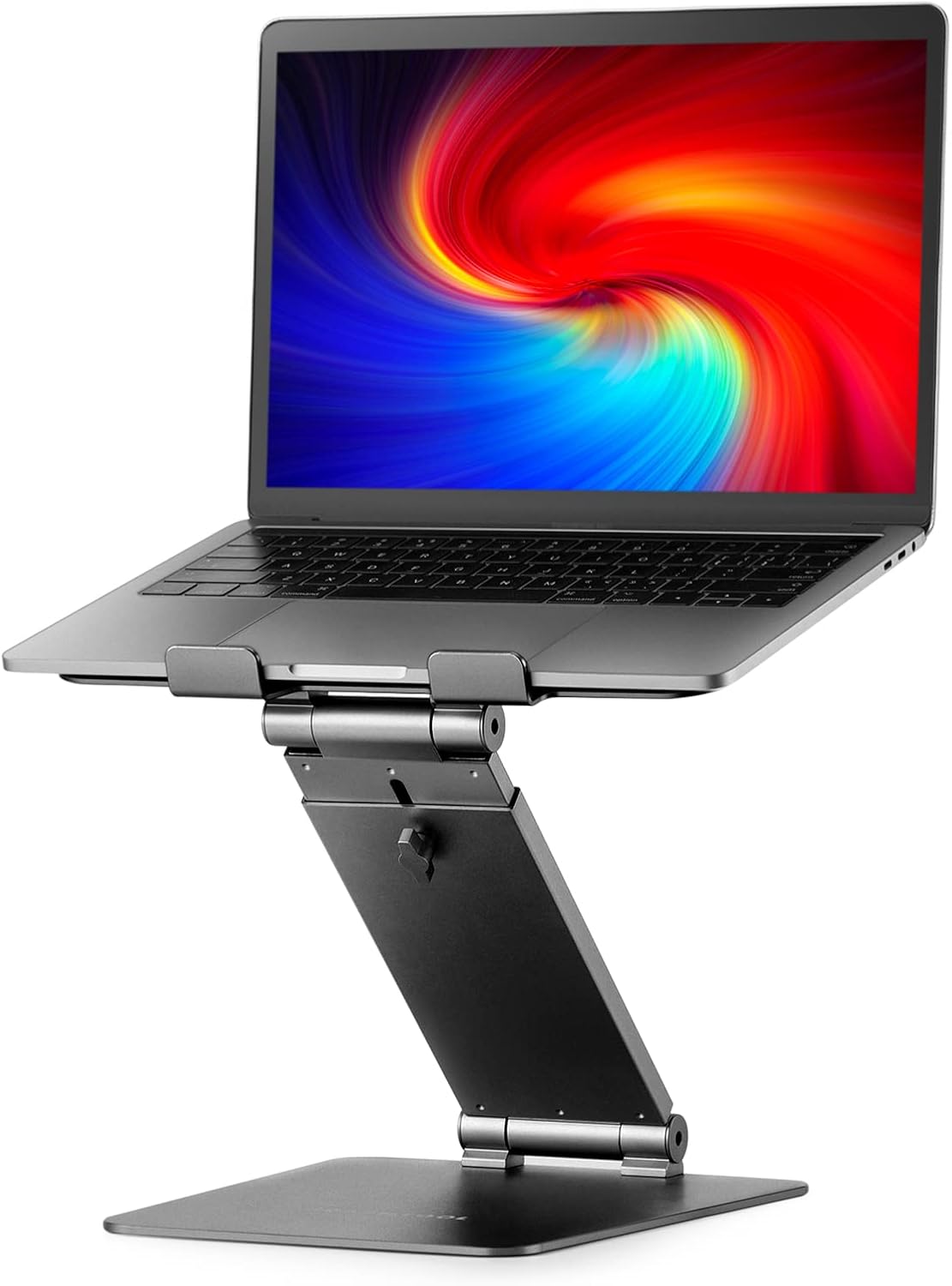 Laptop Stand Adjustable, Laptop Holder with Heat Vent