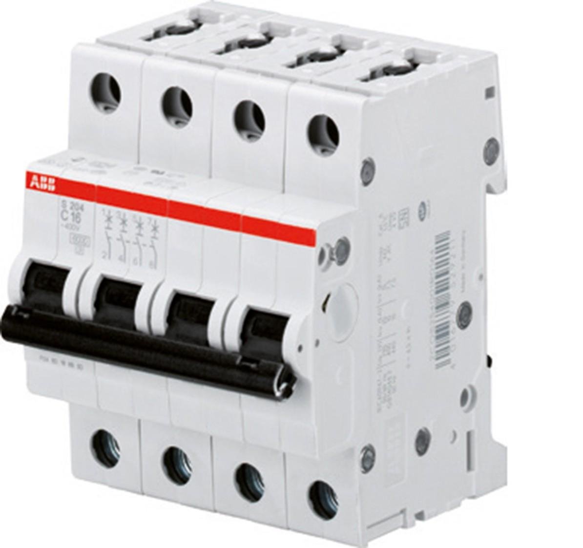 ABB 2 cds274001r0204 – int. aut. S204 m-c20 4P 20 A C 15 kA
